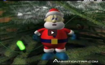 A Pixar short animation movie. Santa Claus is hungry for some cookies!