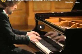Chopin - Ballade No. 1 - Krystian Zimerman, Piano