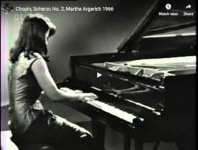 Martha Argerich plays Chopin's Scherzo No 2 in B-flat minor