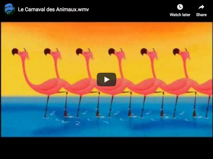 From Disney's Fantasia 2000, Saint-Saens's The Carnival of the Animals, 14th and last piece