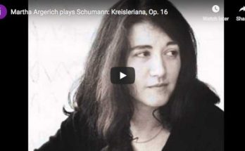 Martha Argerich plays Schumann's Kreisleriana