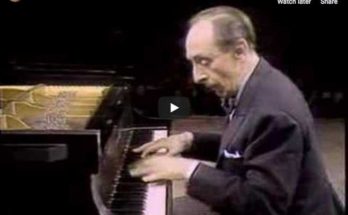 Vladimir Horowitz plays Alexander Scriabin's Etude No 12 in D-sharp minor