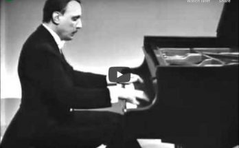 Arturo Benedetti Michelangeli plays Chopin's Berceuse