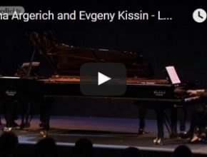 Martha Argerich and Evgeni Kissin play Lutoslawski's Paganini Variations for two pianos