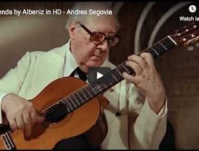 The guitarist Andrès Segovia performs Asturias (Leyenda) from Isaac Albéniz
