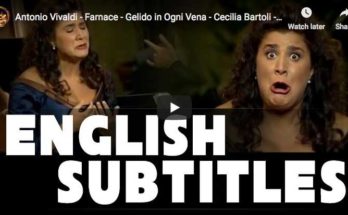 Cecilia Bartoli sings Gelido in Ogni Vena from Antonio Vivaldi's opera Farnace