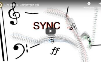 Beethoven's 5th symphony Line Riders