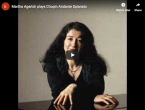 Martha Argerich plays Chopin's Andante Spianato