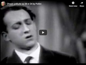 The Italian pianist Maurizio Pollini plays Chopin's Prelude No. 24 in D minor