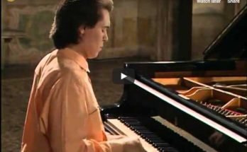 The pianist Ivo Pogorelich plays Bach's English Suite No. 2 in A minor