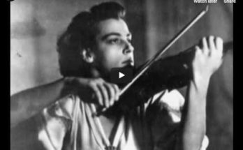 The French violonist Ginette Neveu performs Gluck's Dance of the Blessed Spirits from his Opera, Orfeo ed Euridice