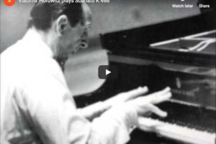 Scarlatti - Sonata K. 466 in F Minor - Horowitz, Piano