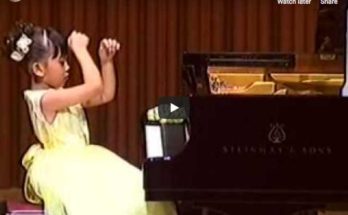 The 7 years old Japanese pianist Aimi Kobayashi performs Schubert's Impromptu Op. 90 No. 2 in E-flat major