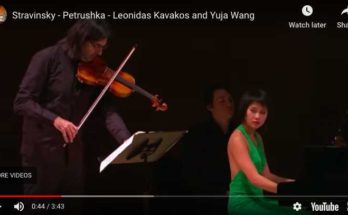 Leonidas Kavakos and Yuja Wang perform the Russian Dance from Stravinsky's Trois mouvements de Petrouchka