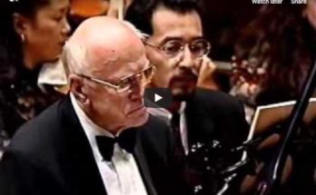 The Russian pianist Sviatoslav Richter performs Mozart's Piano Concerto No. 1 in F major