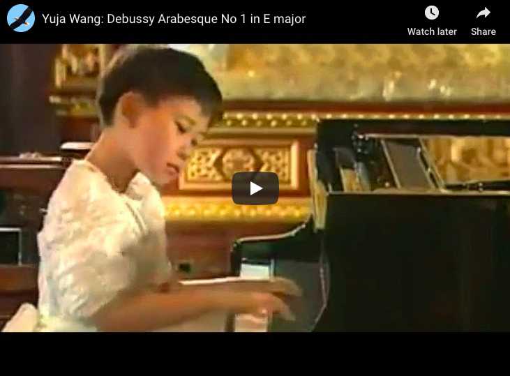 Debussy - Arabesque No 1 in E Major - Wang, Piano