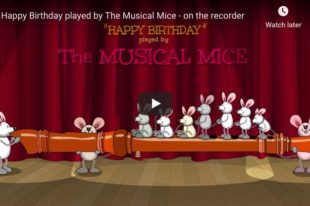 Happy Birthday Musical Mice ! - Flute Version