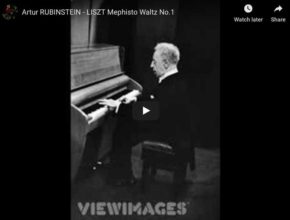 Liszt - Mephisto Waltz No 1 in A major - Rubinstein, Piano