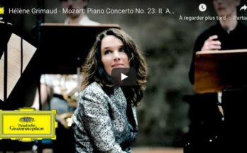 Mozart - Piano Concerto No 23 in A major (Adagio) - Grimaud, Piano