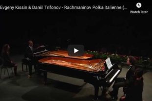 Rachmaninov - Polka Italienne for 2 Pianos - Kissin, Trifonov