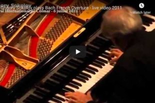 Bach - Overture in the French style, BWV 831 - Sokolov, Piano