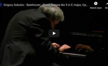 Beethoven - Sonata No 9 in E Major, Rondo - Sokolov, Piano