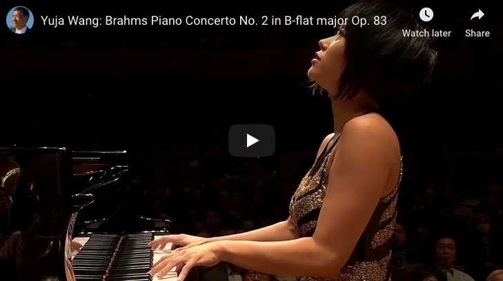 Brahms - Piano Concerto No. 2 - Wang, Piano