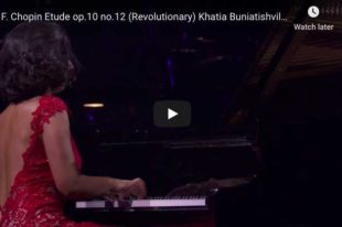 Chopin – Étude Revolutionary No 12 in C Minor, - Buniatishvili, Piano