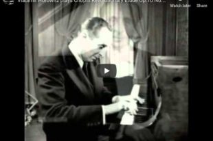 Chopin – Étude Revolutionary No. 12 in C Minor - Horowitz, Piano