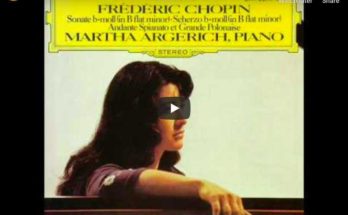Chopin - Grande Polonaise Brillante - Argerich, Piano