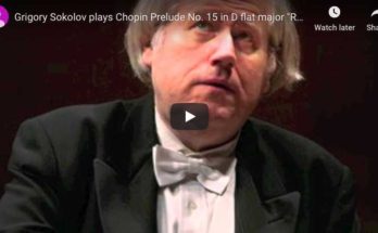 Chopin - Prelude No 15 in D-Flat Major - Sokolov, Piano