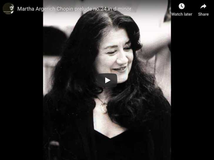 Chopin - Prelude No. 24 in D Minor by Martha Argerich