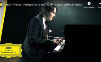 Chopin - Prelude No 4 in E Minor - Trifonov, Piano