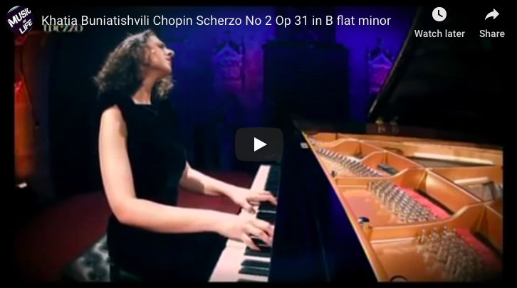 Chopin - Scherzo No 2 in B-Flat Minor - Buniatishvili, Piano