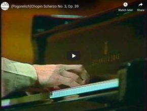 Chopin - Scherzo No 3 in C-sharp minor - Pogorelich, Piano
