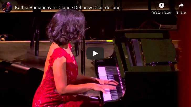 Debussy - Clair de Lune (Moonlight)- Buniatishvili, Piano
