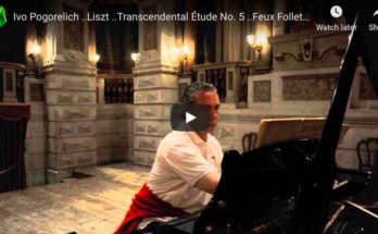 Liszt - Transcendental Étude No 5, Feux Follets - Pogorelich, Piano