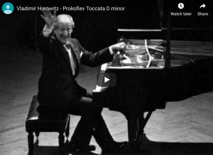 Prokofiev - Toccata in D Minor - Horowitz, Piano