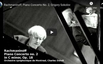 Rachmaninoff - Concerto No 2 in C Minor- Sokolov, Piano