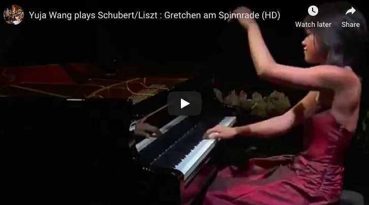 Schubert-Liszt - Gretchen am Spinnrade - Wang, Piano