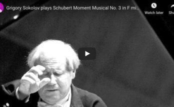 Schubert - Moment Musical No 3 in F Minor - Sokolov, Piano