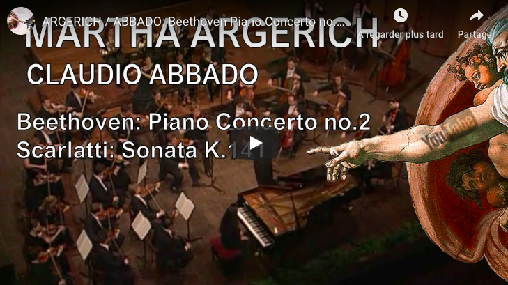Beethoven - Piano Concerto No 2 - Argerich, Piano; Abbado, Conductor