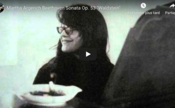 Beethoven - Piano Sonata No 21 in C Major (Waldstein) - Argerich, Piano