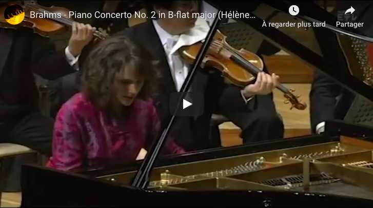 Brahms - Piano Concerto No 2 - Grimaud, Piano