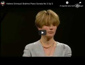 Brahms - Piano Sonata No 3 - Grimaud, Piano