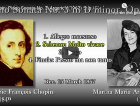 Chopin - Sonata No 3 in B Minor - Argerich, Piano