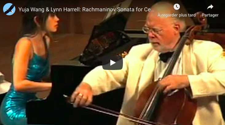 Rachmaninoff - Sonata for Cello & Piano in G Minor - Harrell Cello, Wang Piano