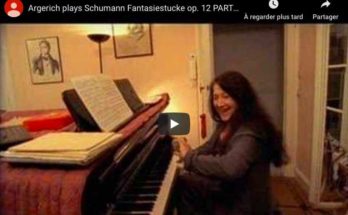 Schumann - Fantasiestucke: Des Abends, Aufschwung - Martha Argerich, Piano