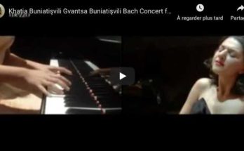 Bach - Concerto for 2 keyboards - Khatia and Gvantsa Buniatishvili