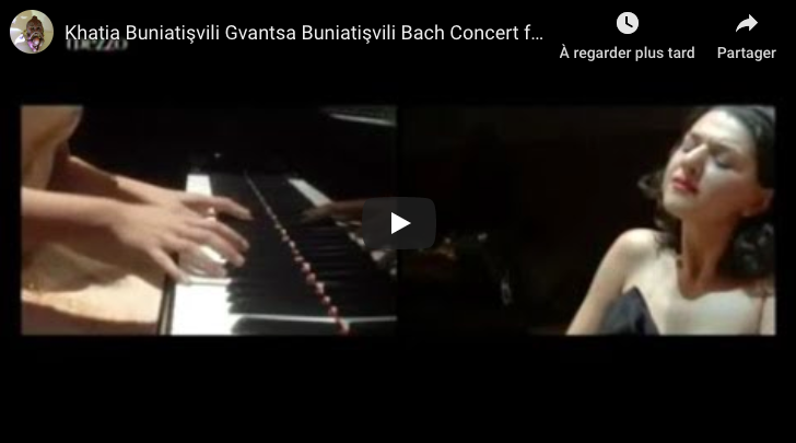 Bach - Concerto for 2 keyboards - Khatia and Gvantsa Buniatishvili